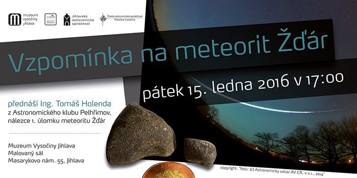 O meteoritu Žďár v Jihlavě