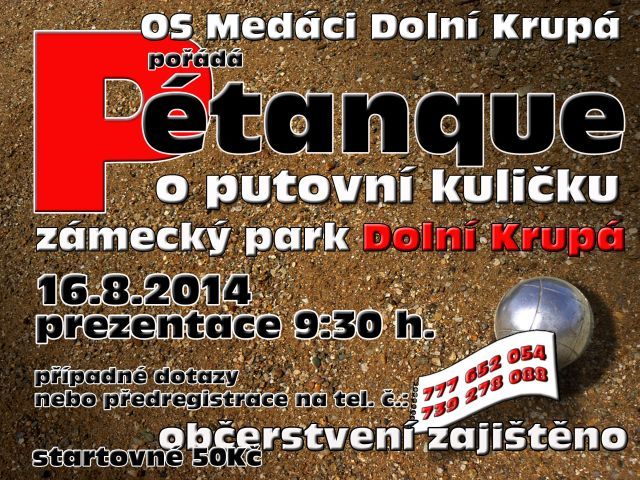obrázek: O Putovní kuličku v Krupé