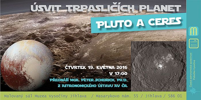 obrázek: O trpasličích planetách v Jihlavě