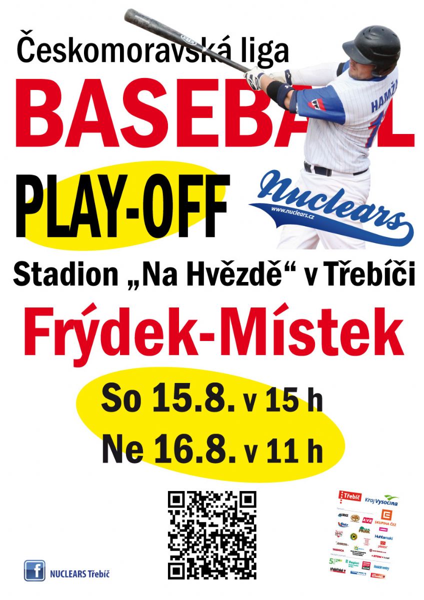 obrázek: O víkendu hostí Třebíč baseballové play-off ČML