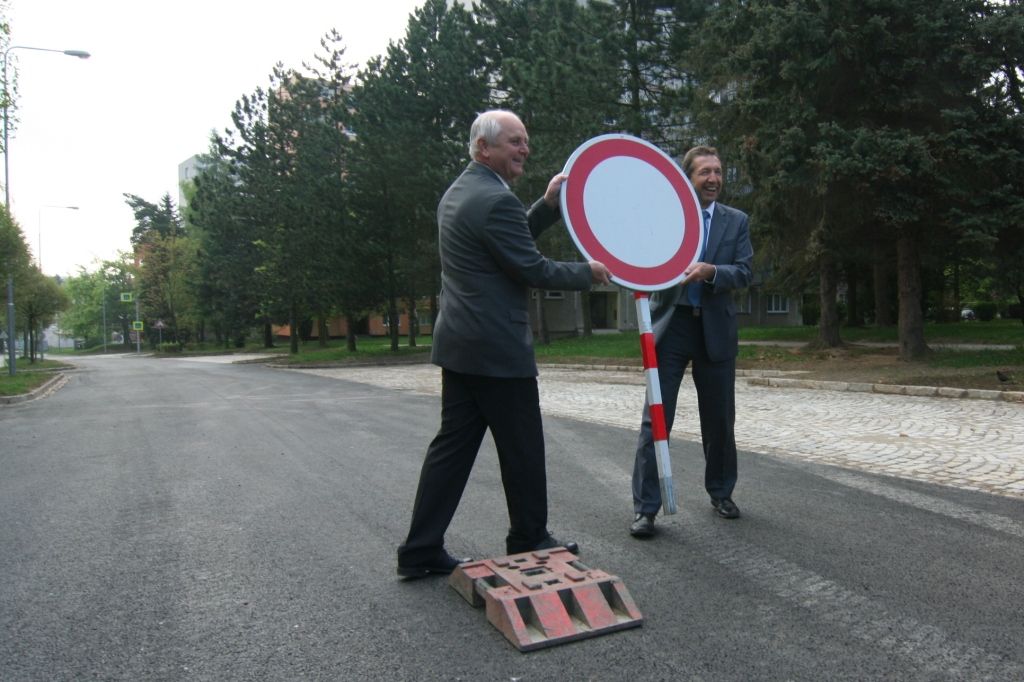 obrázek: Objížďka v Jihlavě skončila, Kollárova ulice je opravena