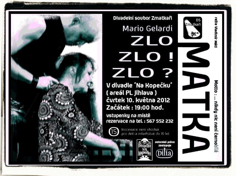 obrázek: Oceněná Zlomatka ve čtvrtek v divadle Na Kopečku