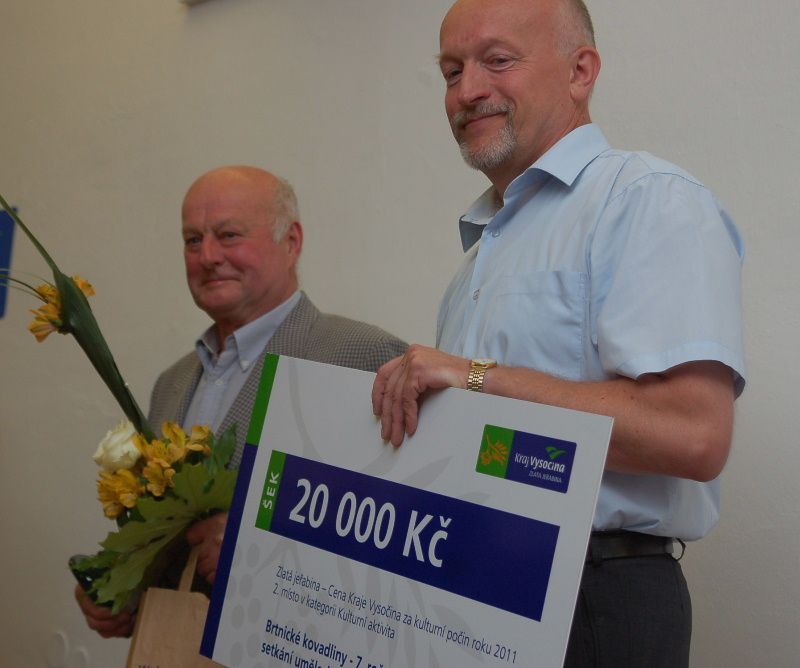 Ocenění Zlatá jeřabina 2011 pro Trampský širák a zámek v Brtnici