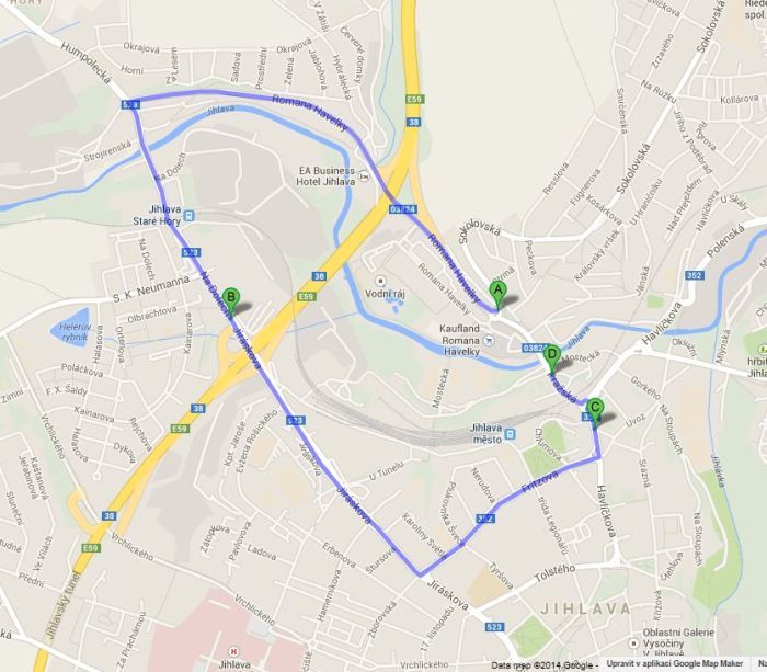 Omezení dopravy od čtvrtka v Jihlavě