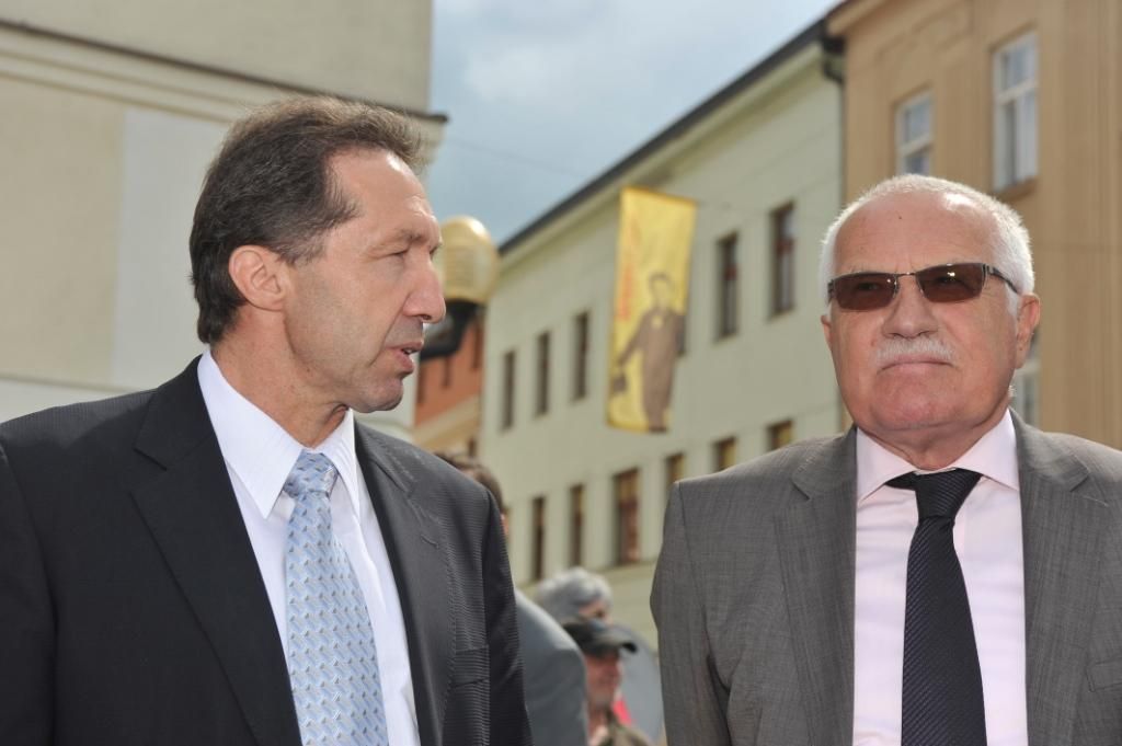 obrázek: Otevření parku Gustava Mahlera se zúčastnil i prezident