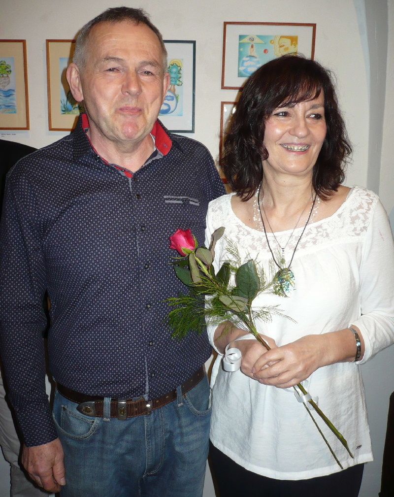 obrázek: Pastelkou dlátem Věra & Jiří Pulcrovi