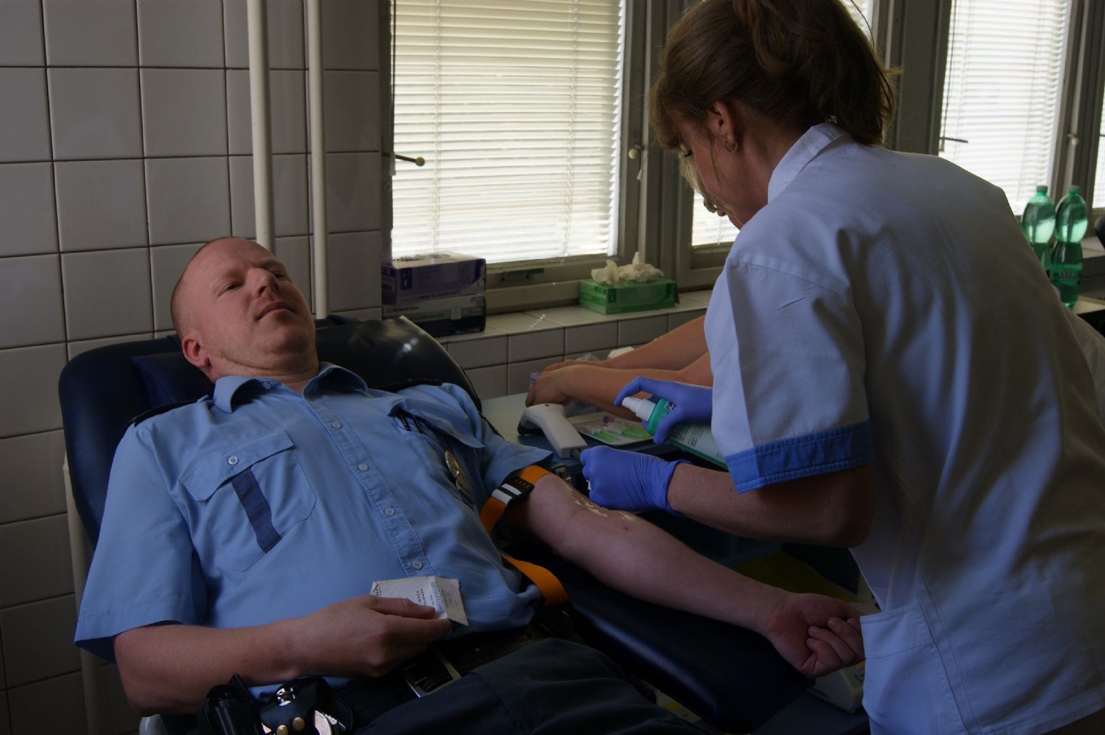 obrázek: Pelhřimovští policisté vstoupili do registru dárců kostní dřeně