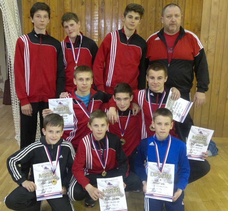 obrázek: Pět zlatých pro brodské zápasníky z republikového mistrovství