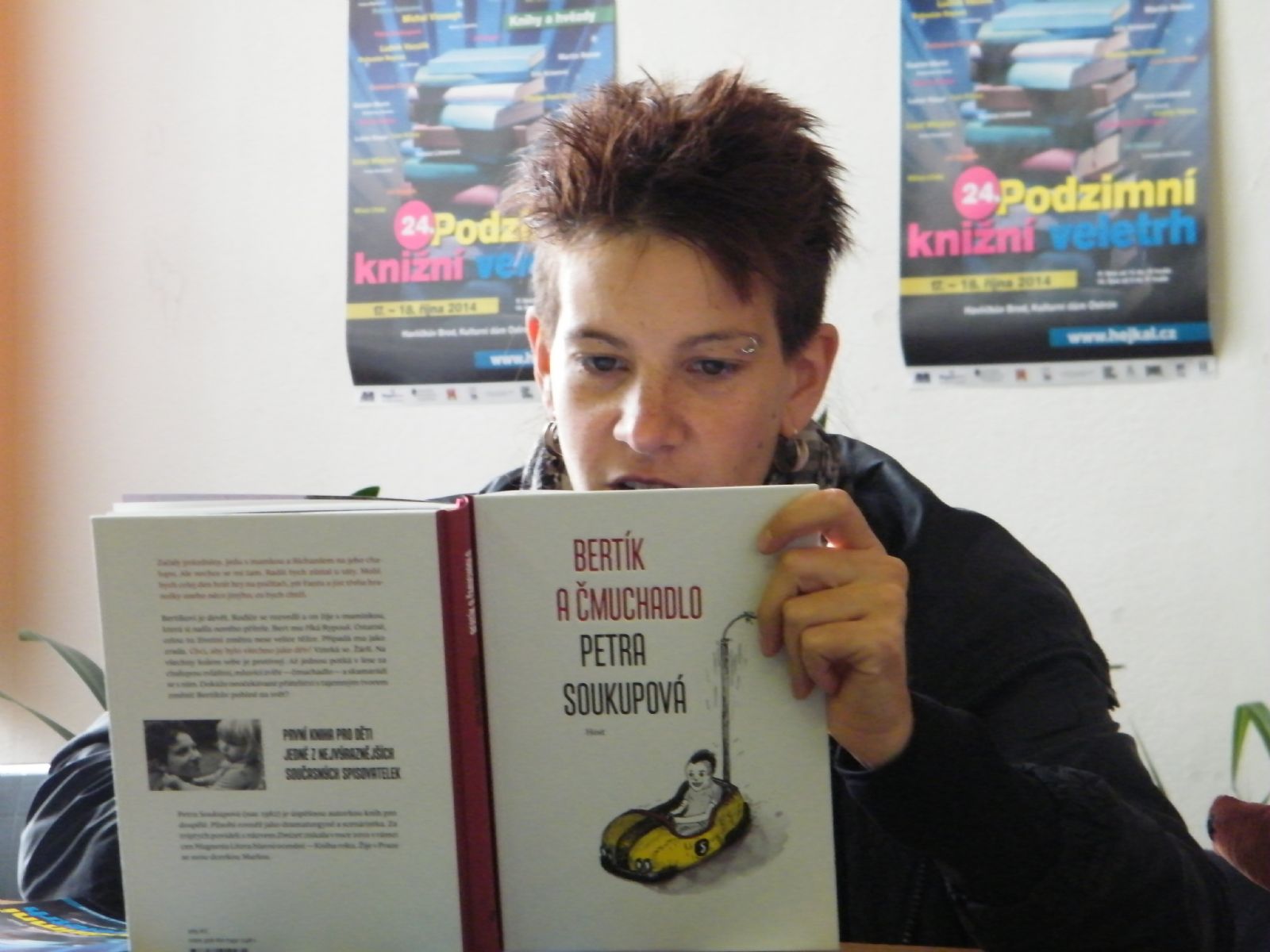 obrázek: Petra Soukupová v Havlíčkově Brodě představila svou první dětskou knížku