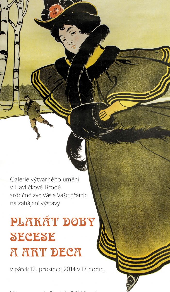 obrázek: Plakát doby secese a art deca v brodské galerii