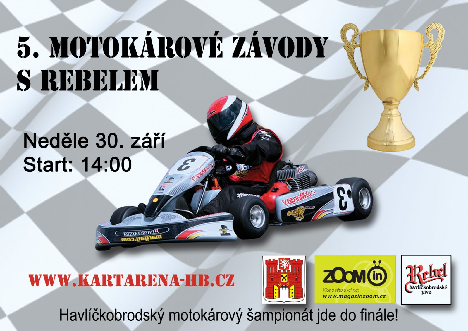 Podzimní motokárové závody v KartAréně HB