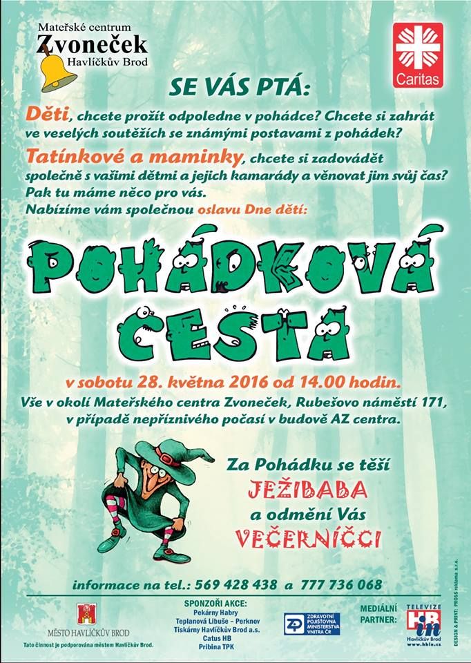 Pohádkové bytosti poctí návštěvou Havlíčkův Brod