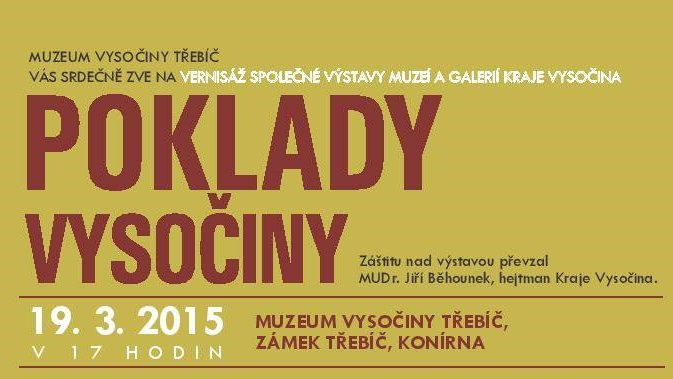 Poklady Vysočiny se představí v Třebíči