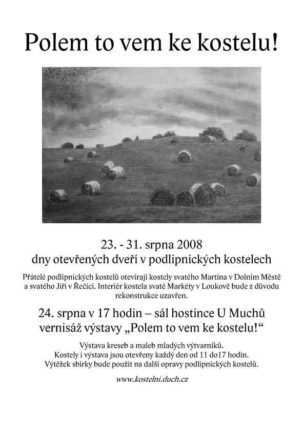 Polem to vem ke kostelu!