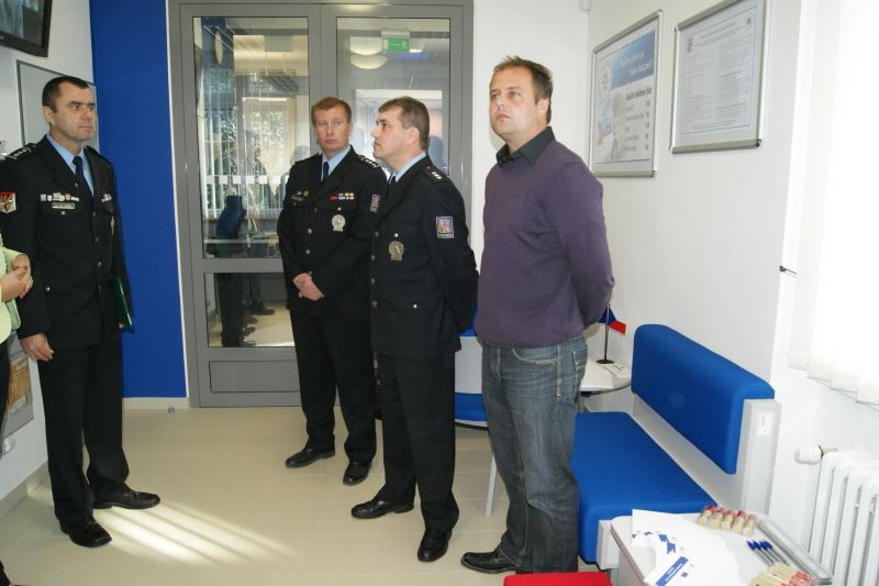 Policejní kontaktní a koordinační centrum otevřeli v Třešti