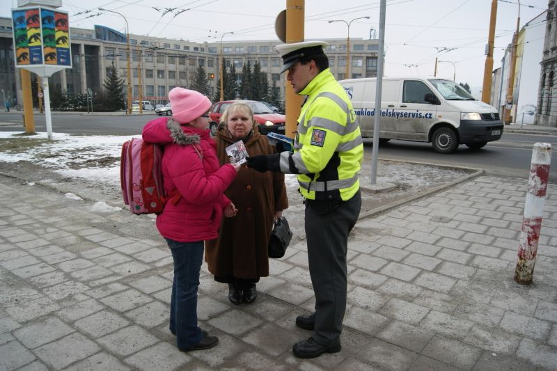 Policisté v Jihlavě dohlíželi na přechody