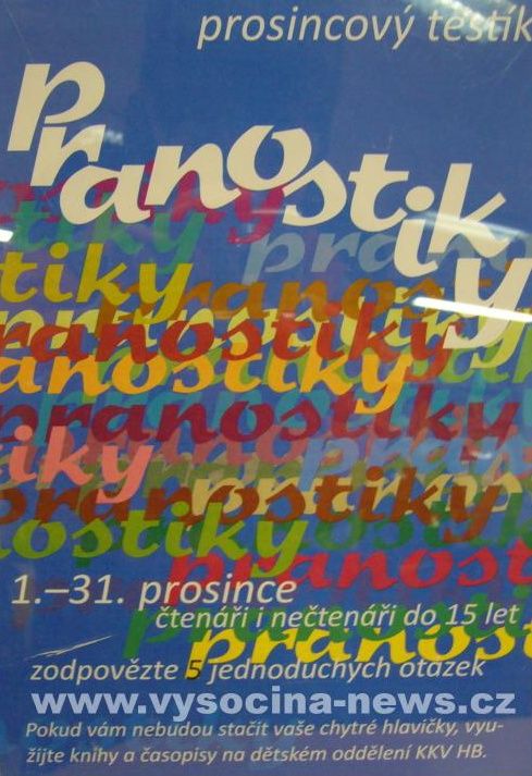 Pranostiky v Krajské knihovně Vysočiny