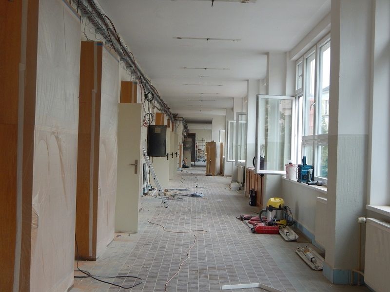 Prázdninové rekonstrukce a investice na brodském gymnáziu