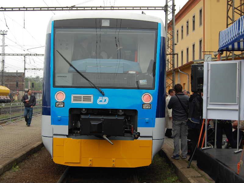 Premiéra nového regionálního vlaku v Jihlavě