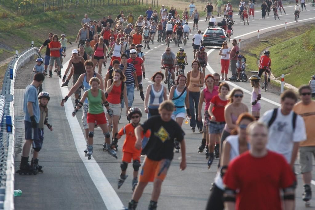Přes tisíc účastníků druhé jihlavské in-line jízdy