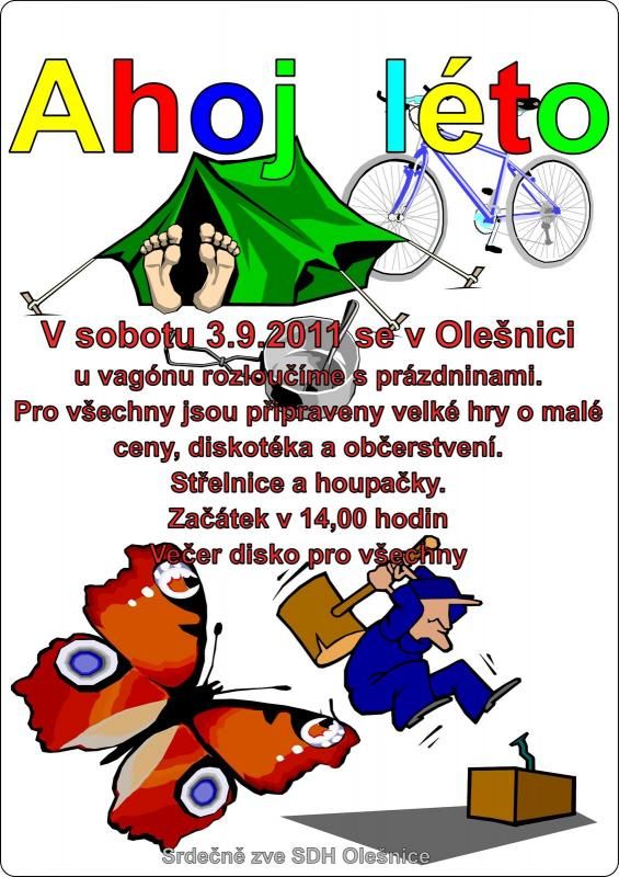 Přijďte se rozloučit s prázdninami do Olešnice