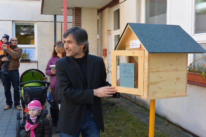 obrázek: První knižní budka v Třebíči