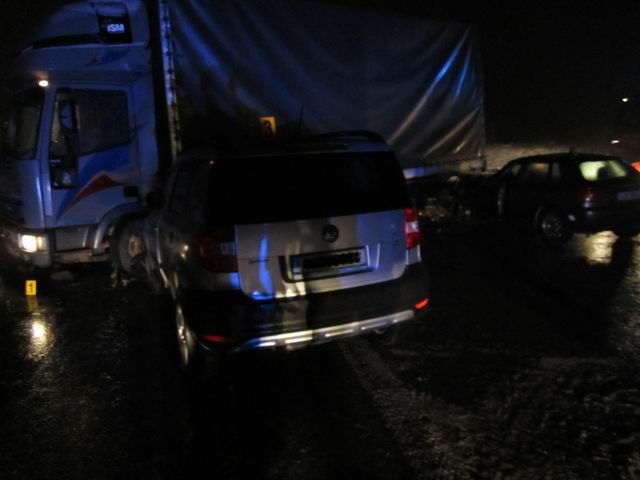 Ranní nehoda na Pelhřimovsku s jedním zraněním