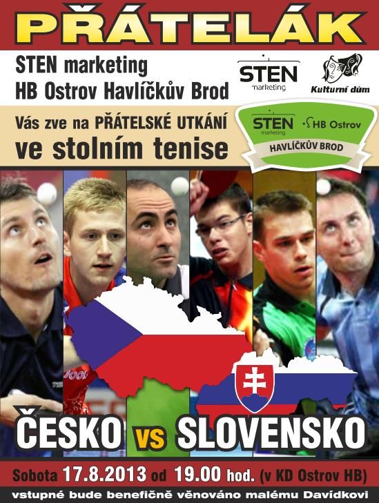 Reprezentační sobota stolních tenistů na Ostrově