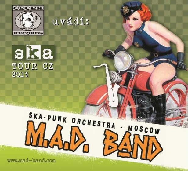 Ruská ska punková kapela míří na Vysočinu