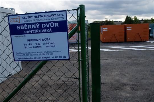 S bioodpadem do všech jihlavských sběrných dvorů