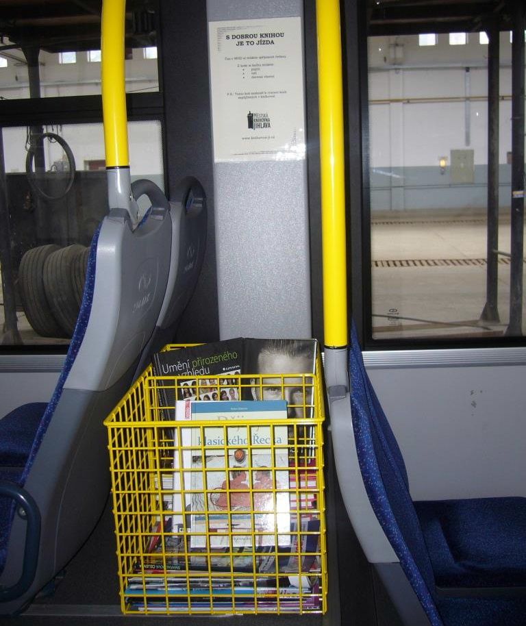 S knihou trolejbusem po Jihlavě