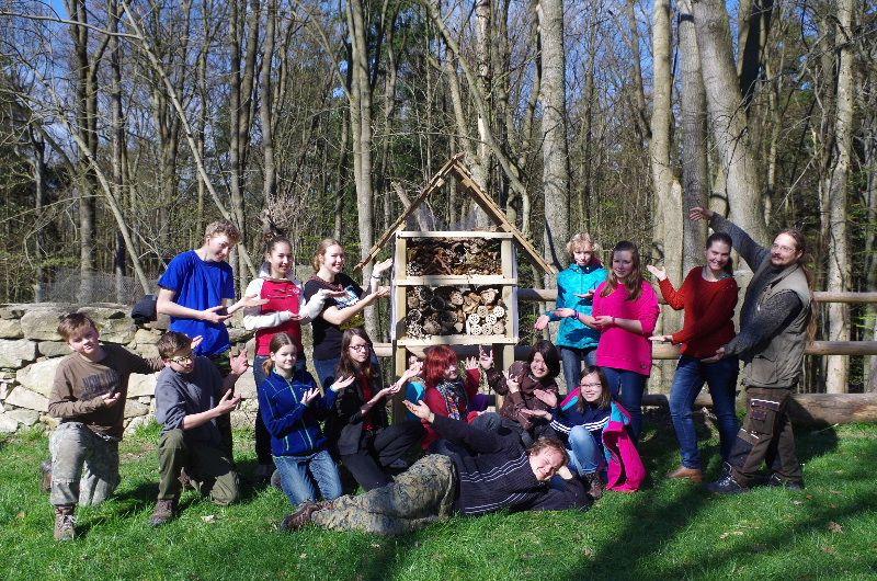 Skautský dobrý skutek na hradě Roštejn