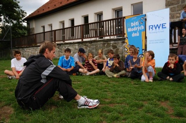 Skokan Janda navštívil děti z Vysočiny