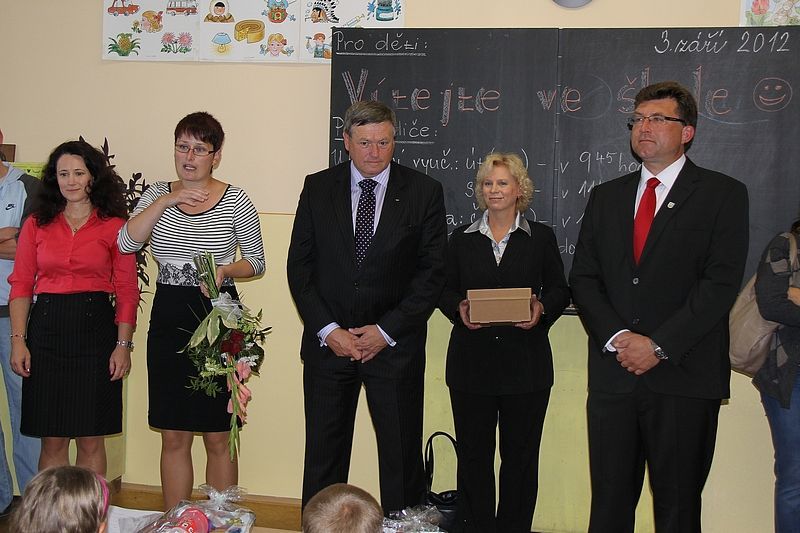 Školáky v Ledči pozdravil hejtman i starosta