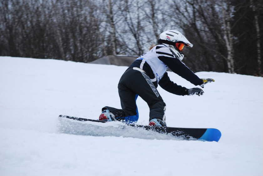 Snowboardové závody na Fajtově kopci
