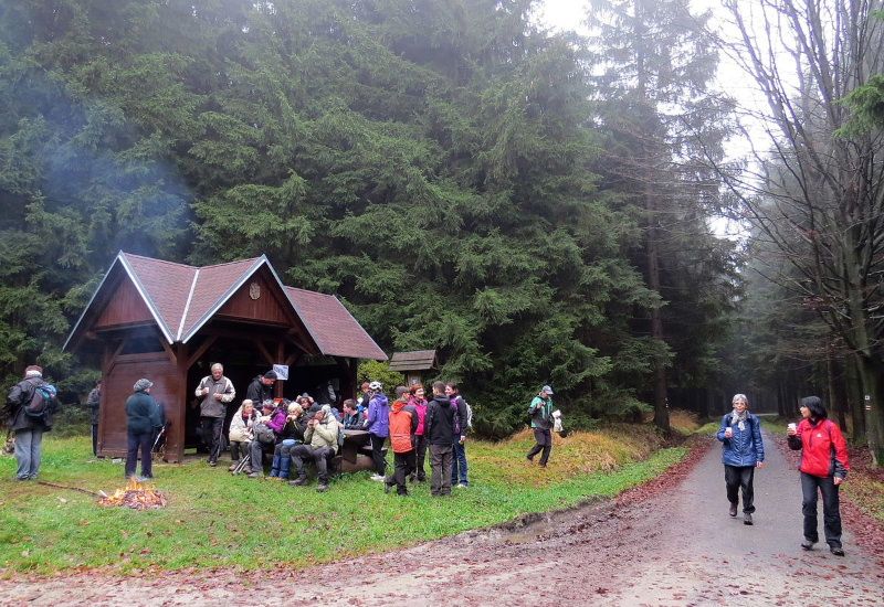 Sobotní déšť turistům v okolí Telče nevadil