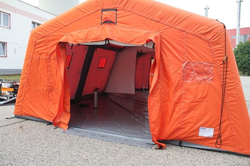 obrázek: Speciální stany pro Jadernou elektrárnu Dukovany