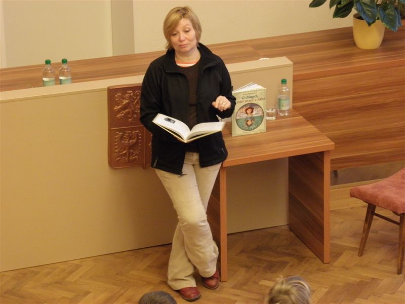 Spisovatelka Eva Braunová v Jaroměřicích