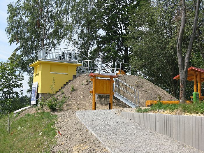 Starý vodojem ve Ždírci už slouží turistům jako vyhlídka