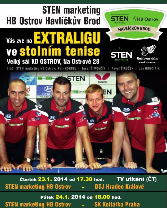 obrázek: Stolní tenisté zvou opět na extraligu