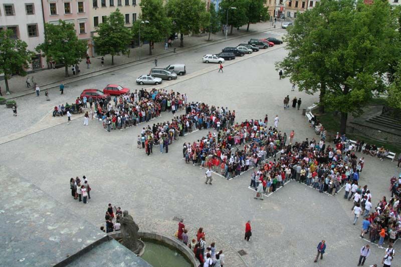 Stop AIDS na jihlavském náměstí
