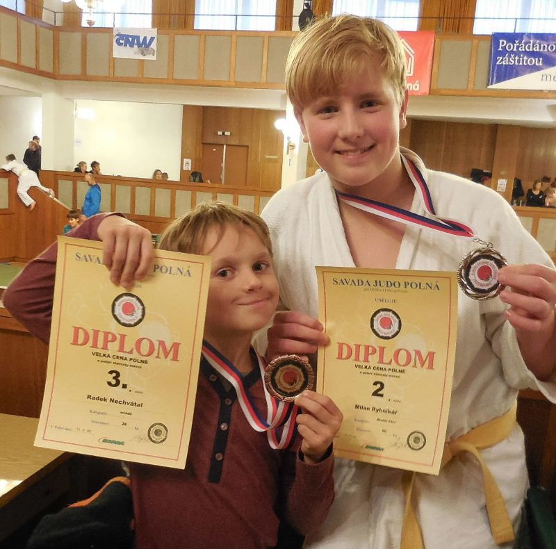 obrázek: Stříbro a bronz pro třebíčské judisty