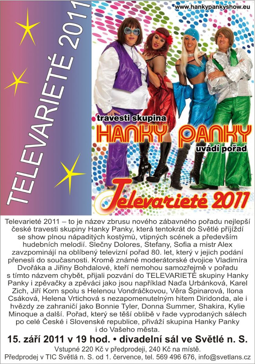 Televarieté 2011 ve Světlé nad Sázavou