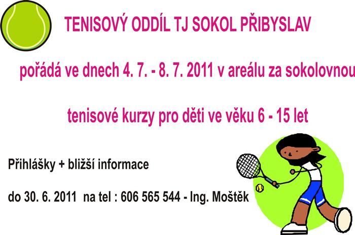 Tenisová škola pro děti v Přibyslavi