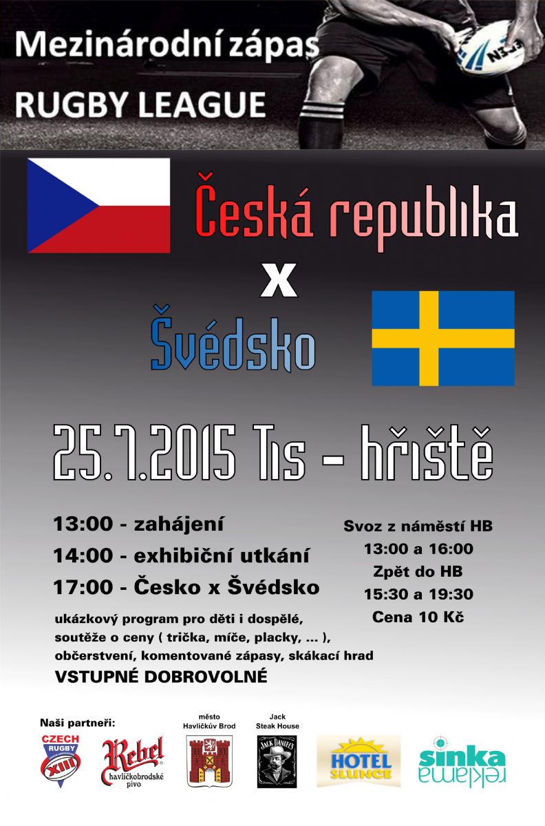 obrázek: Tis hostí mezinárodní ragbyové utkání