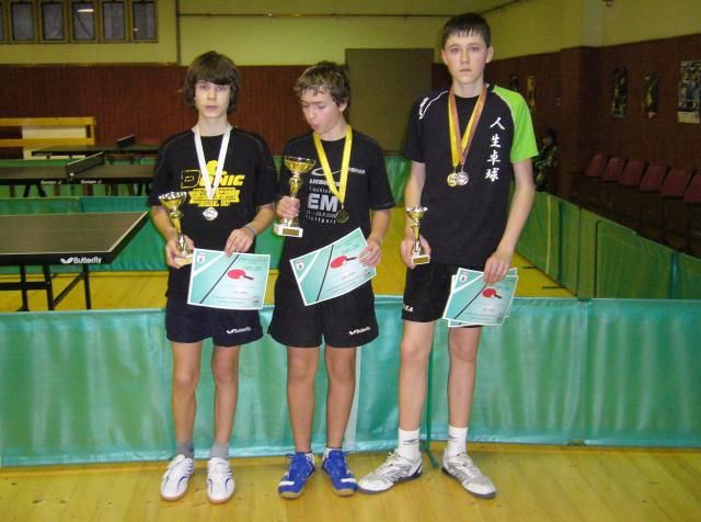 obrázek: Titul přeborníka ve stolním tenisu starších žáků pro Aleše Svobodu