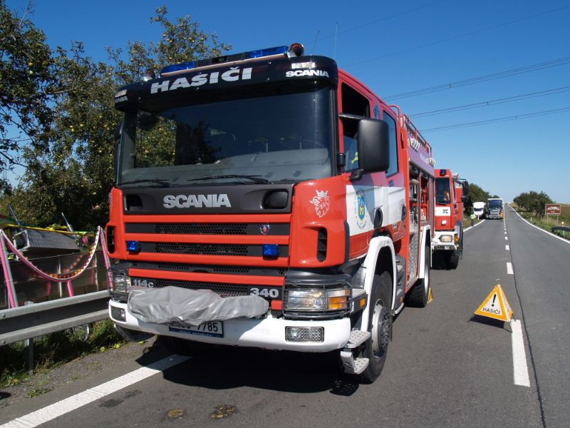 Tragická nehoda u Tasova, čtyři havárie na Havlíčkobrodsku