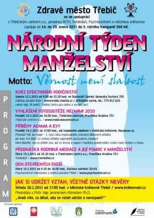 obrázek: Třebíč se zapojila do Národního týdne manželství
