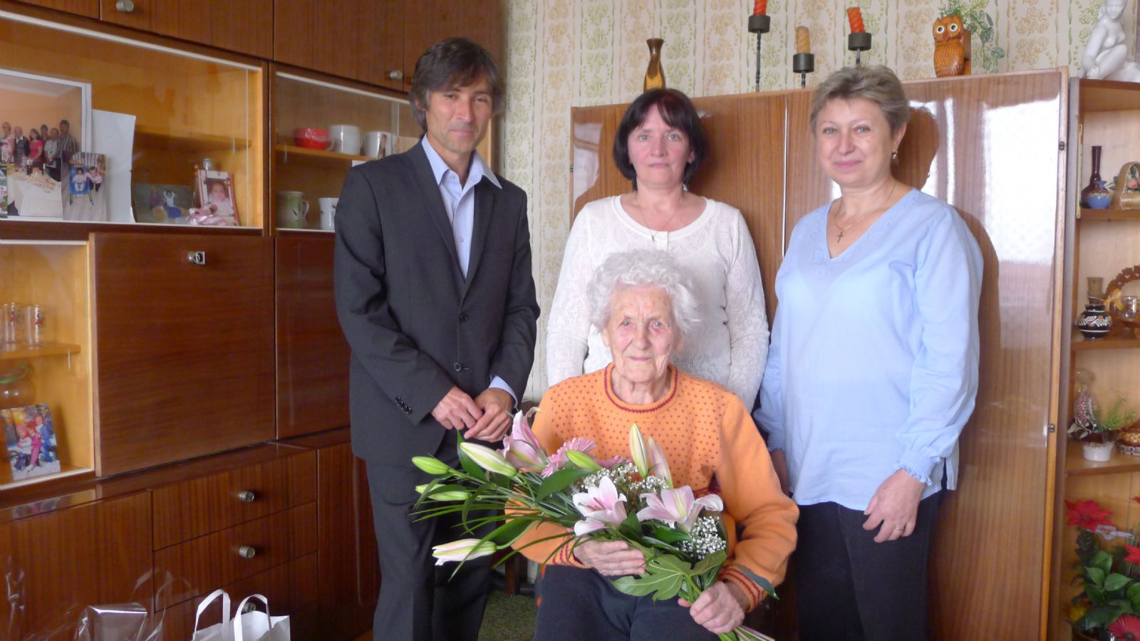 obrázek: Třebíčská obyvatelka Jaromíra Sirotková oslavila sté narozeniny