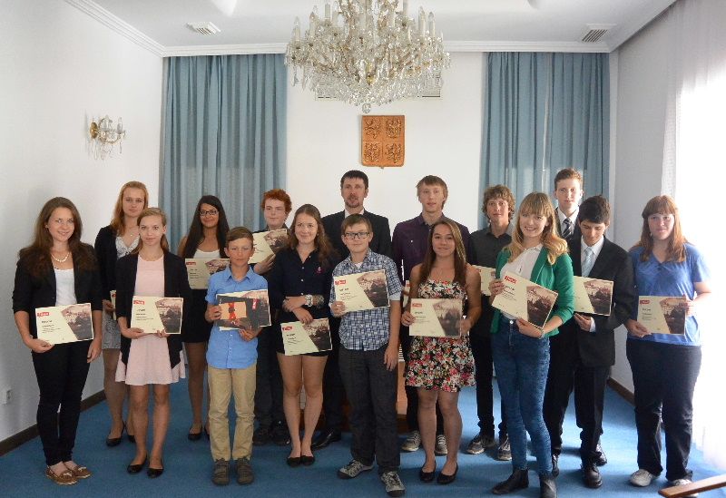 obrázek: Třebíčská radnice ocenila žáky za reprezentaci města